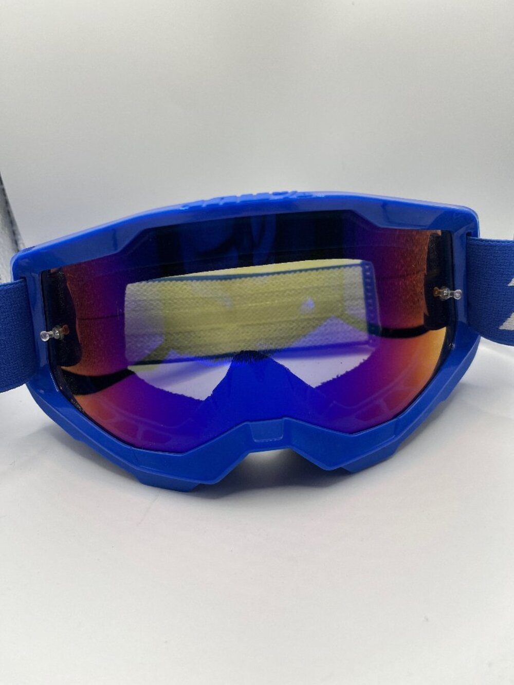 100% (Ride 100 Percent) Motocross / MTB Goggles – Blue & Silver